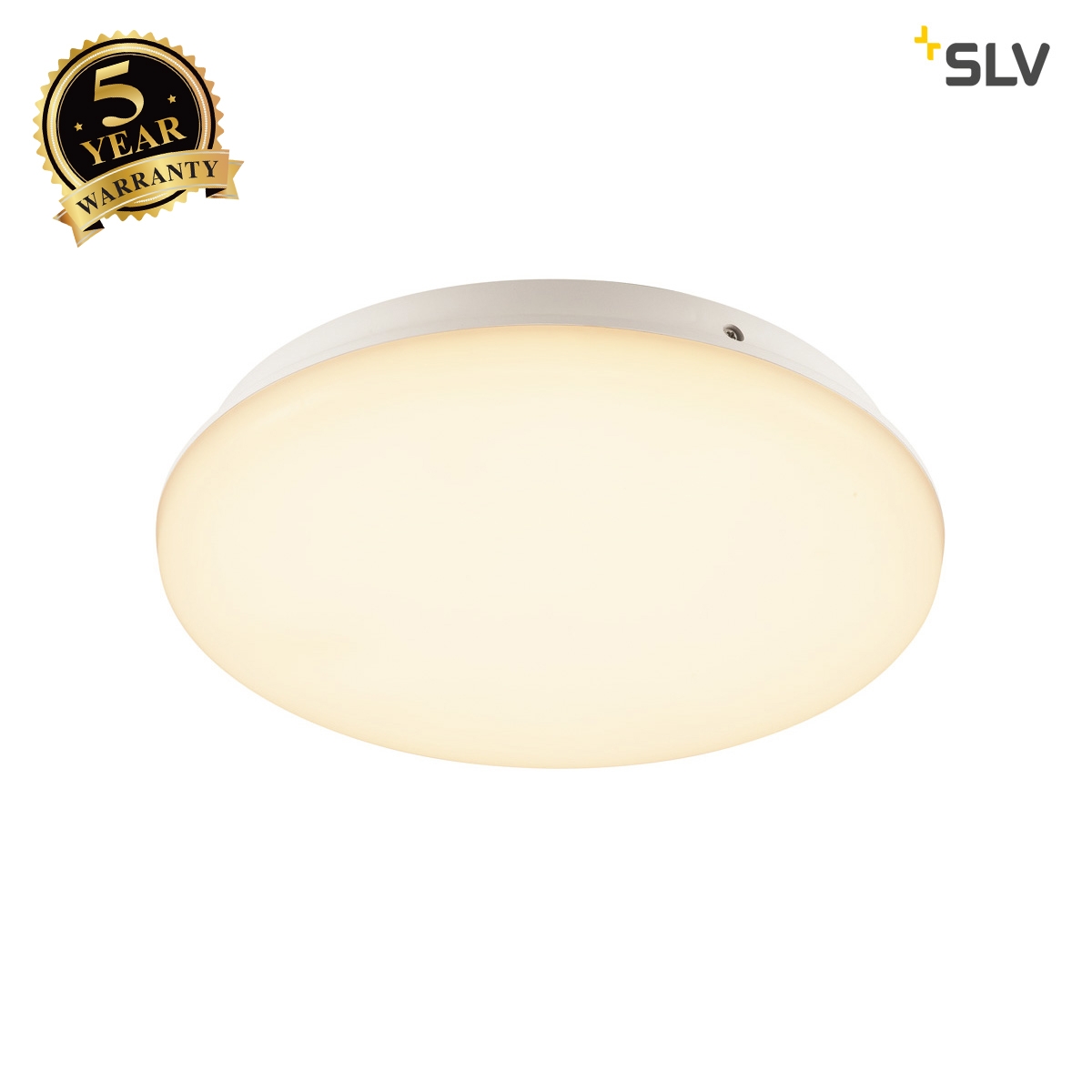SLV SIMA, wall and ceiling light, LED, 3000K, round, with RF sensor 163021