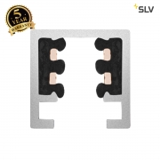 SLV TRACK, for D-TRACK 240V 2-circuit track system, black, 2m 172020