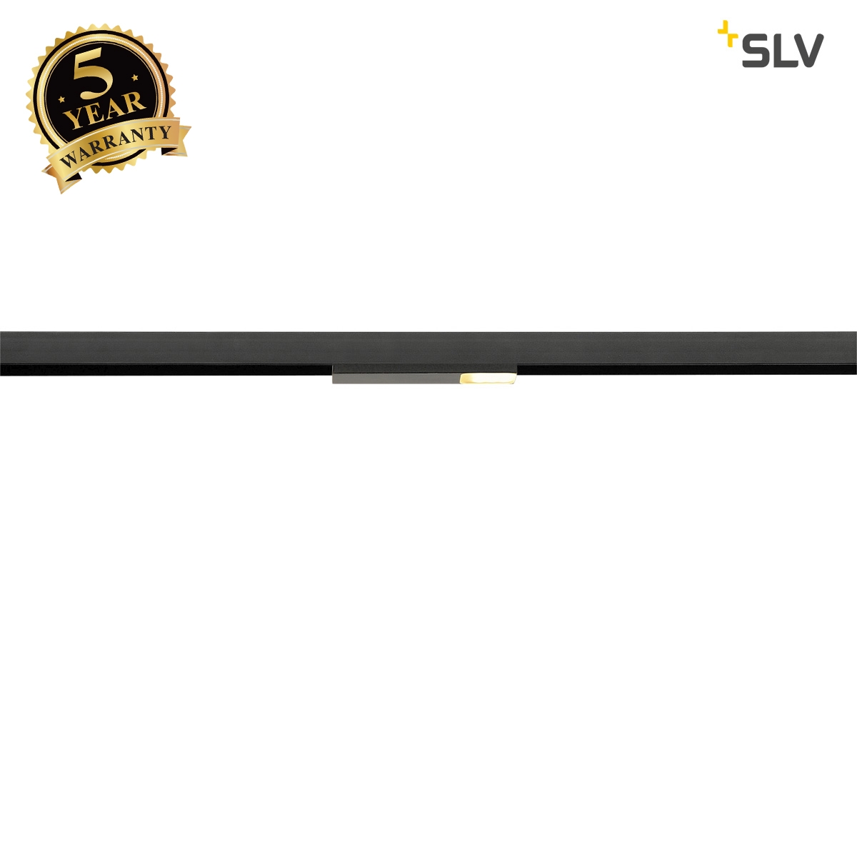 SLV M-TRACK, flat light for M-TRACK low-voltage cabinet track, black, magnetic, 4.8W 188540