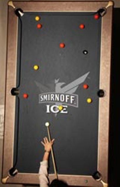 Smirnoff Ice Pool Table Cloth – Table Top Sports