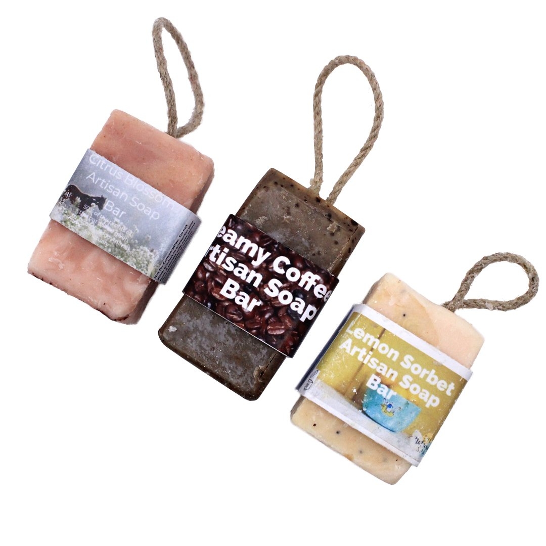 Natural Spa Soap On a Rope – Vegan & Cruelty-free Eve’s Garden (Lavender, Lemongrass & Pine) – By Natural Spa Cosmetics