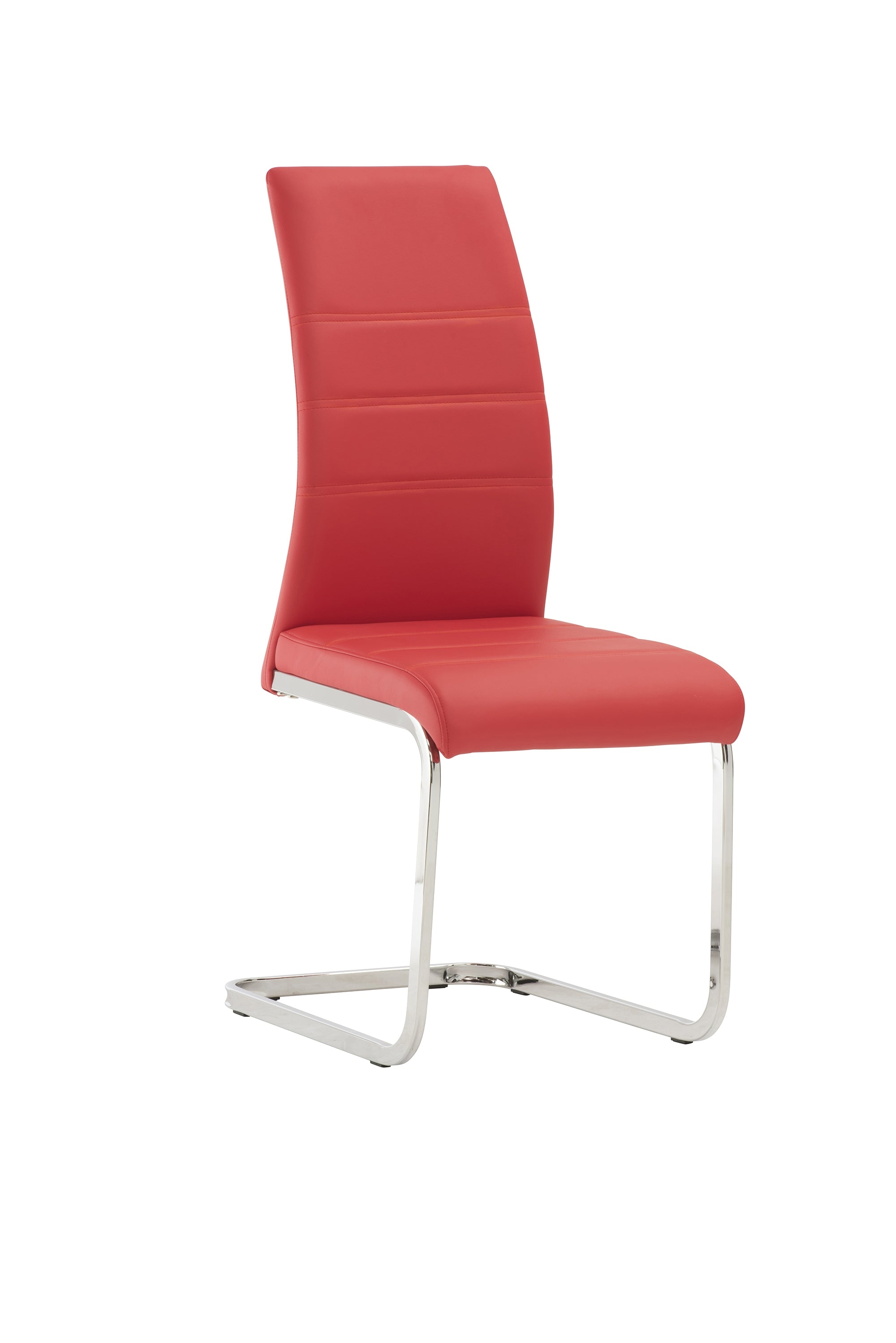 Soho Pu Cantilever Chairs (Pairs), Red – Lc Living