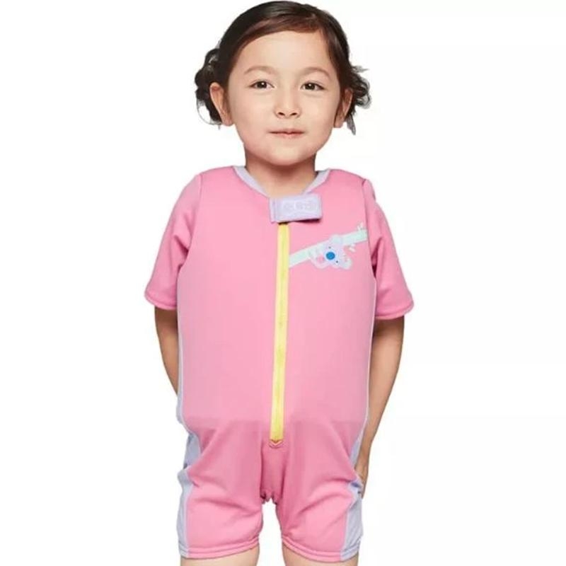 Speedo – Koala Toddlers Float Vest – Pink/Blue Girls Age 2 – 3 – Aqua Swim Supplies