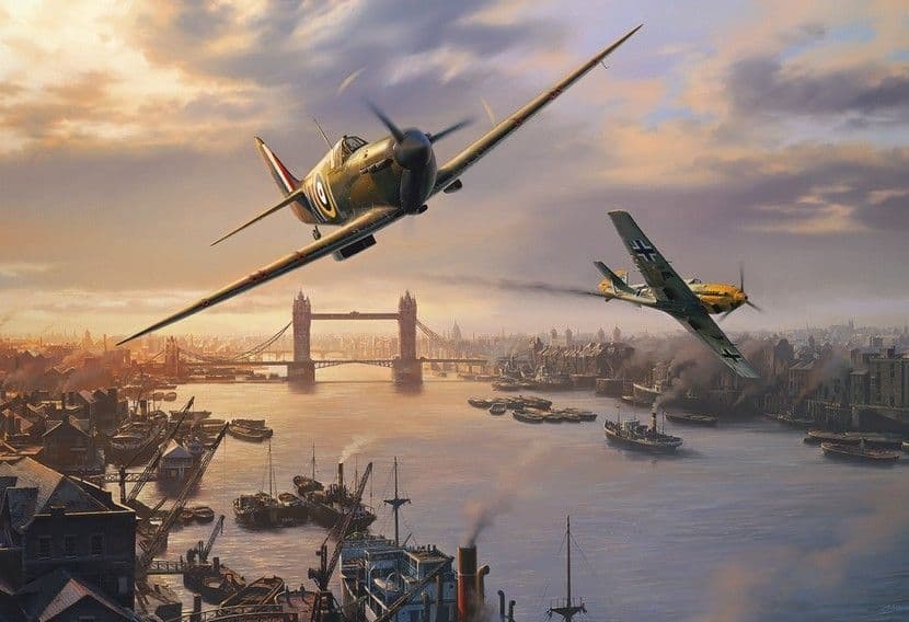 Jigsaw Puzzle Spitfire Skirmish – 500 Pieces – Gibsons – The Yorkshire Jigsaw Store