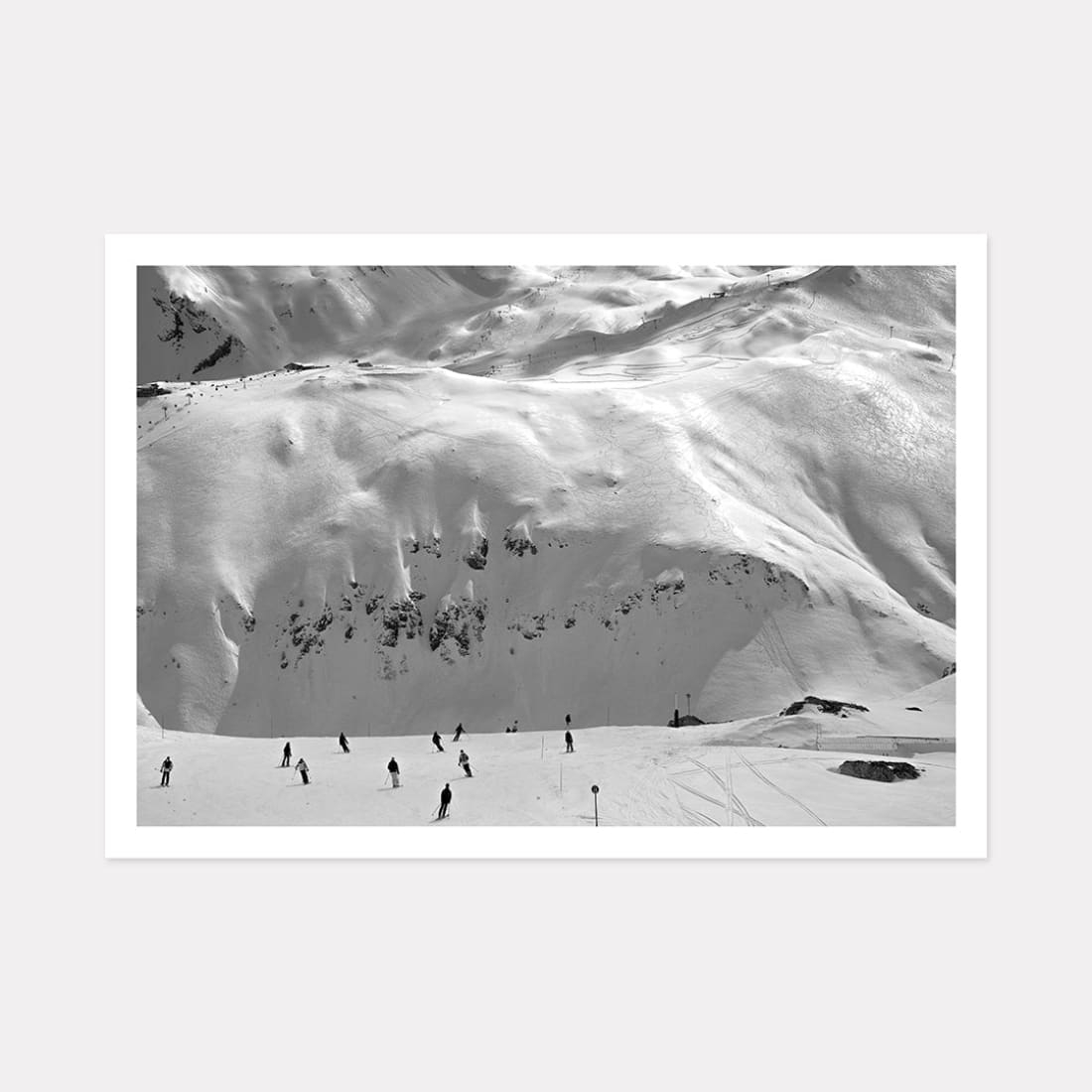 Spring Ski Art Print, A2 (59.4cm x 42cm) unframed print – Powderhound