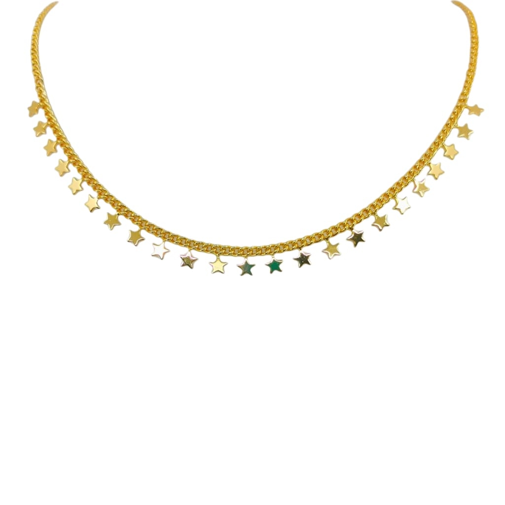 Star Necklace £16.99 40 + 5 cm – Gold – Ezavision