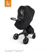 Stokke – Stroller Raincover – Black / Clear – Pvc