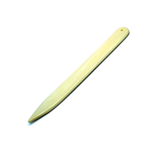 C.S. Osborne – Straight Bone Folder – 15cm – Yellow Colour – Textile Tools & Accessories