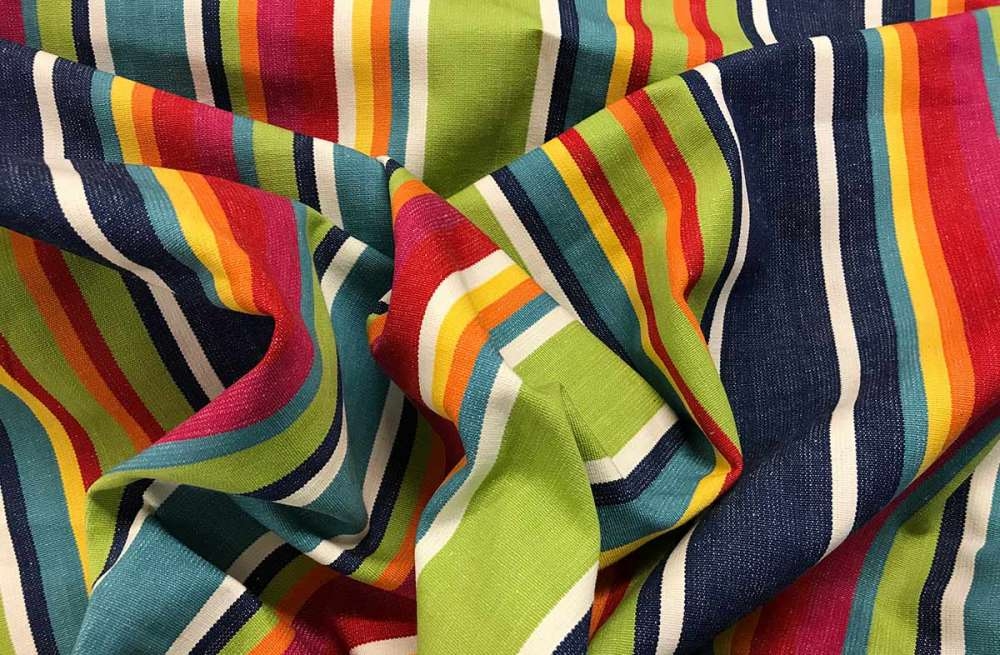 Rainbow Striped Fabrics | Striped Curtain Fabric – Climbing Stripes