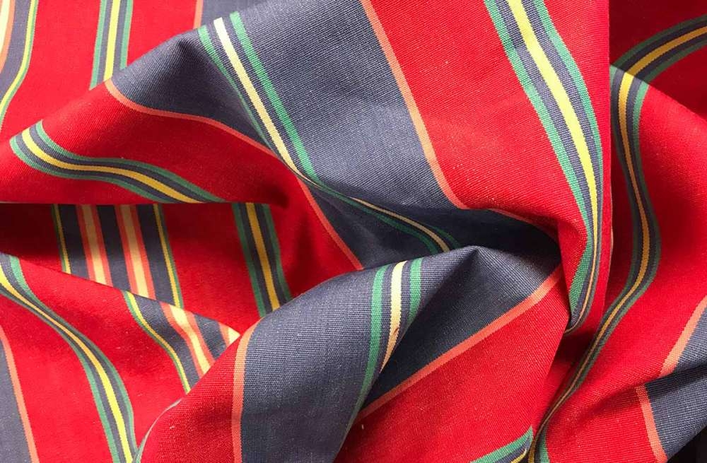 Red Striped Fabrics | Red Stripe Cotton Fabrics