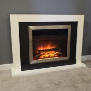 Suncrest Romney 48 inch Electric Fireplace Suite