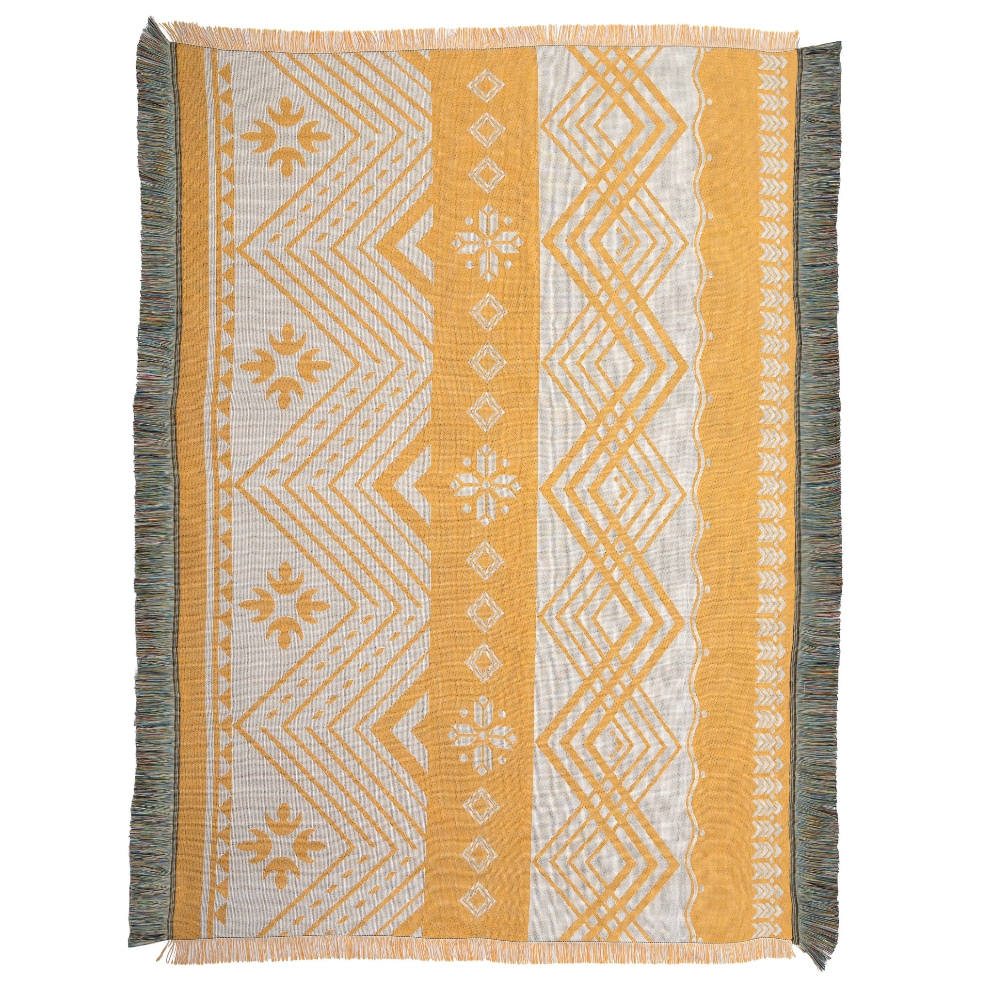 The Sunrise Throw Rug – One Size – Recycled polyester – Sand & Salt