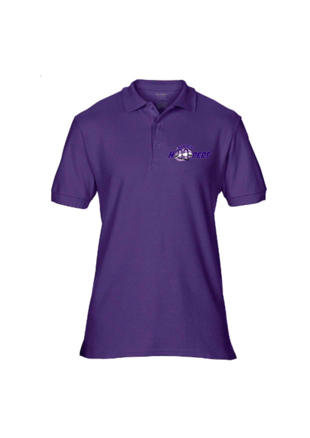 Super Hoopers Polo shirt Large – Purple – Pooch