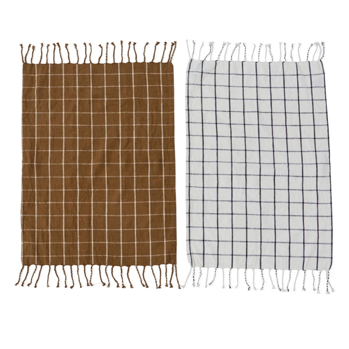 Gobi Tea Towel – 2 Pcs/Pack – Rose / Rubber – OYOY Living Design – Folk Interiors