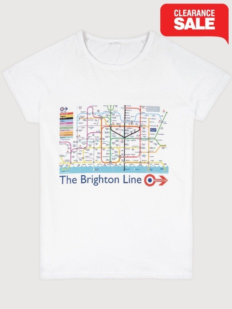 The Brighton Line – White / xS