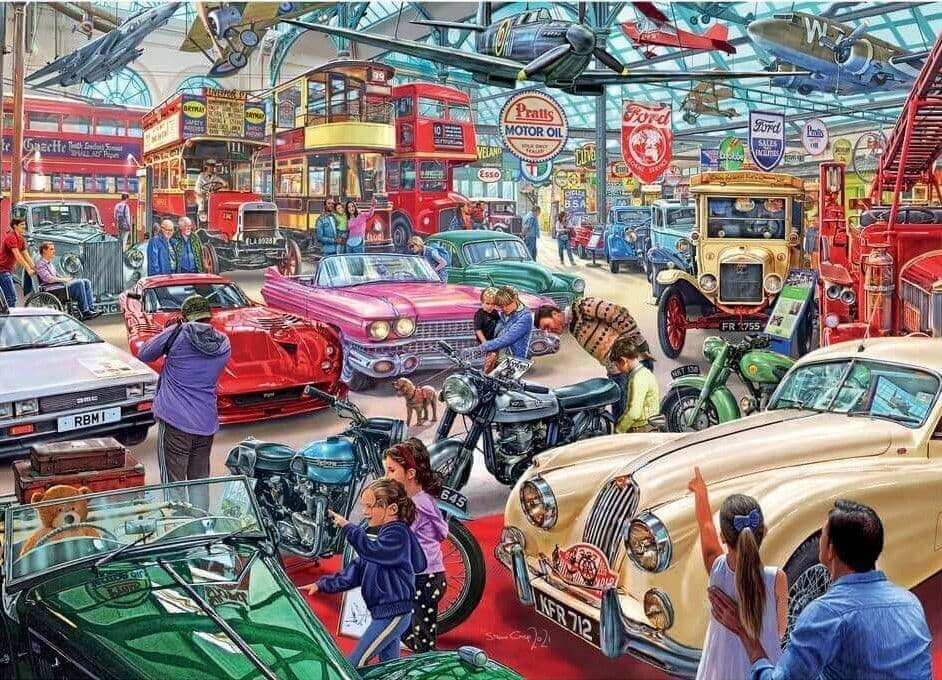 Jigsaw Puzzle The Transport Museum – 1000 Pieces – Jumbo – The Yorkshire Jigsaw Store