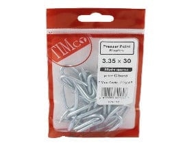 30 x 3.35 – Presser Point Staples – Galvanised – TIMpac of 30