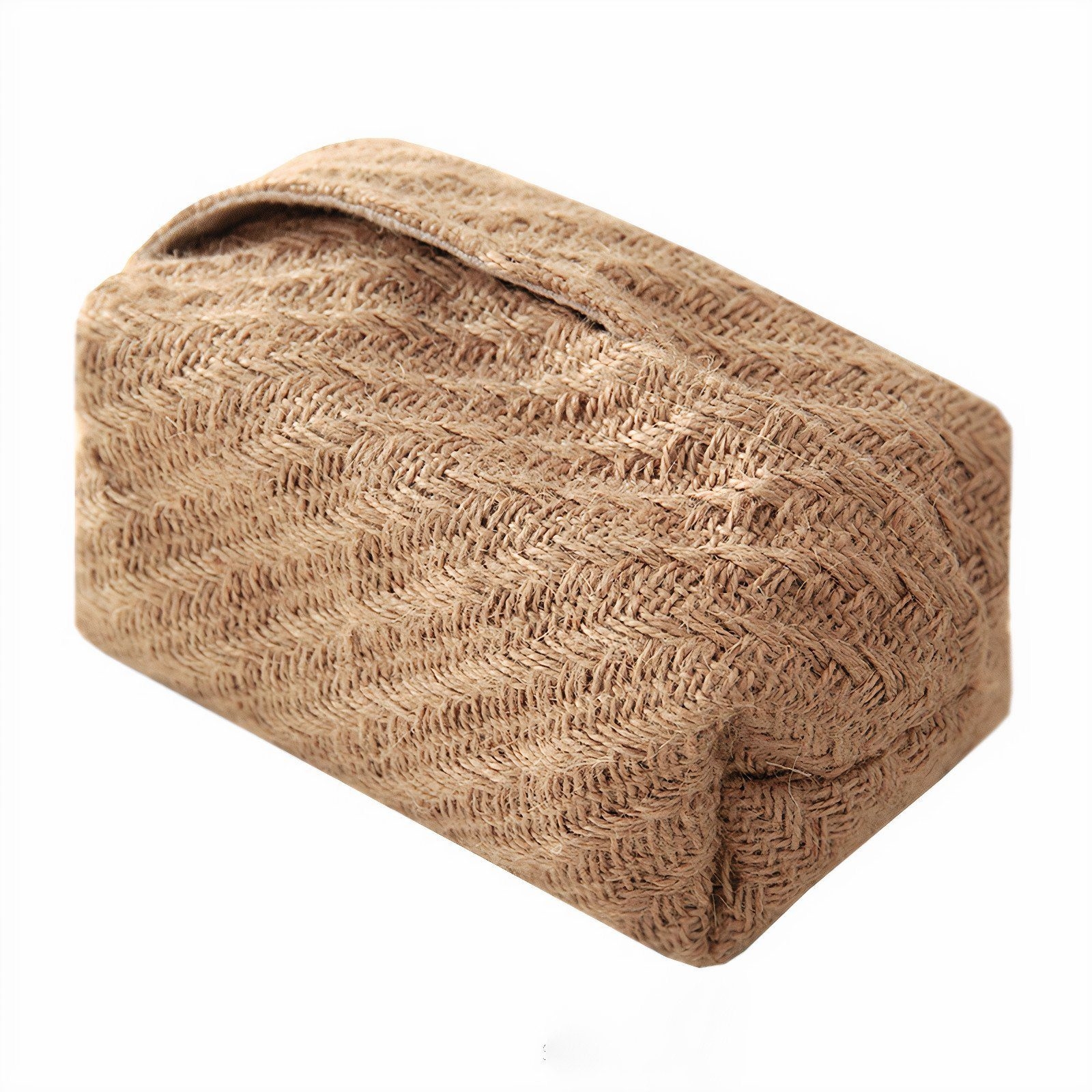 Jute Tissue Boxes – Style C – Storage & Organisation – Brown / Beige – The Trouvailles