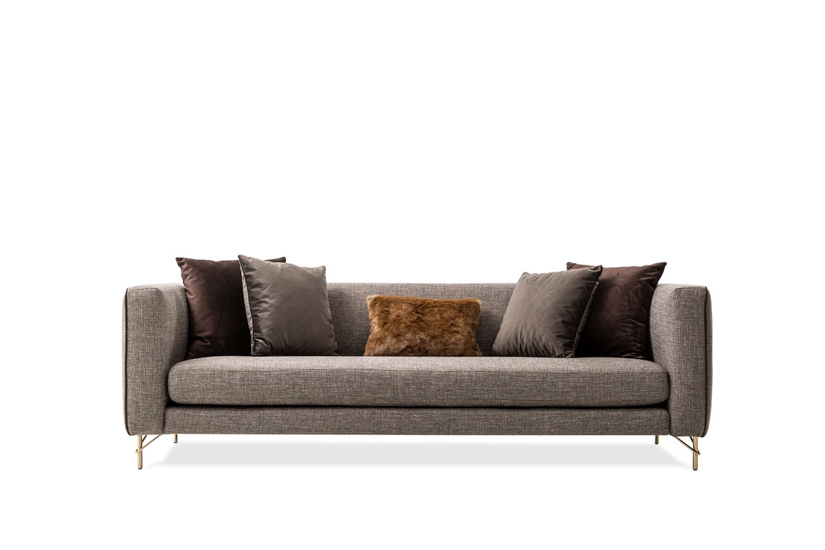 Toscana Comfortable Sofa – Chicago 48 Khaki Green – Novia Furniture