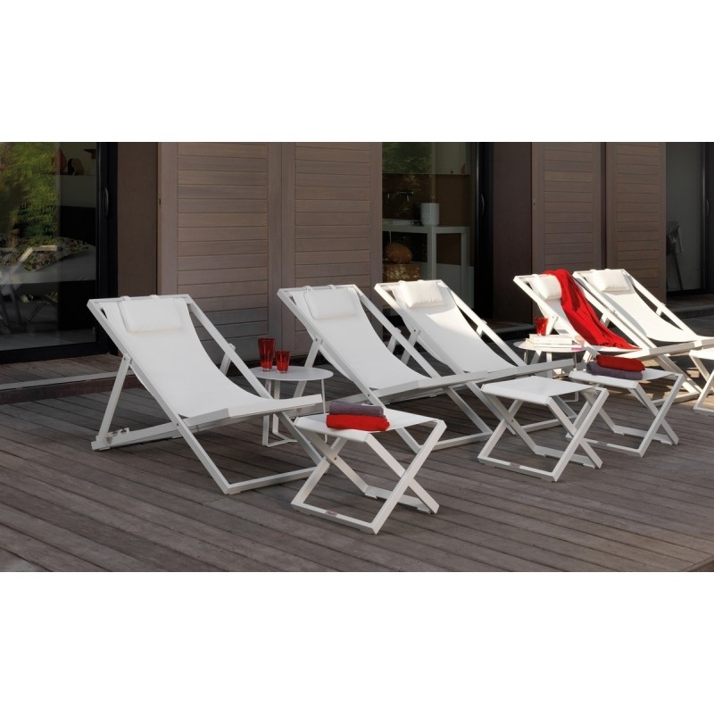 Touch Italian Outdoor Deckchair from Talenti