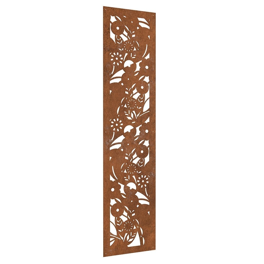Décor Corten Steel Trellis Panel – 413mm x 1780mm – Garden Arches, Trellises, Arbors & Pergolas – Stark & Greensmith