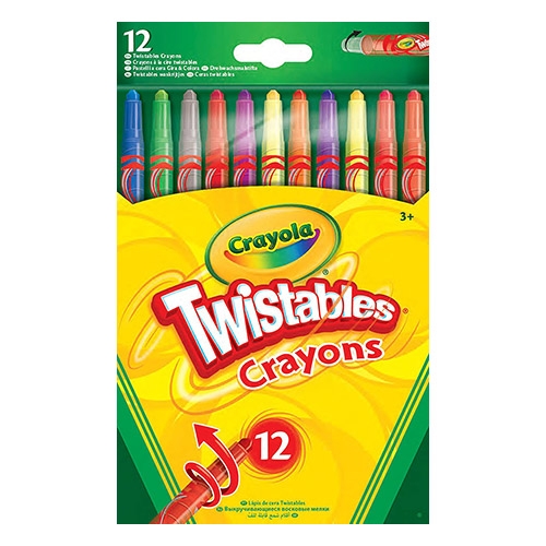 Crayola 12 Twistable Crayons – Children’s Games & Toys From Minuenta