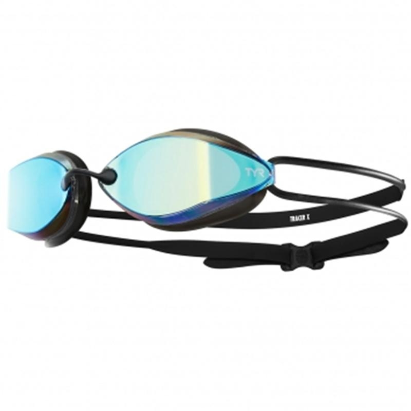 TYR – Tracer – X Racing Mirrored Nano Goggles – Gold/Black One Size – Aqua Swim Supplies