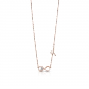 Guess Endless Love Rose Gold Necklace