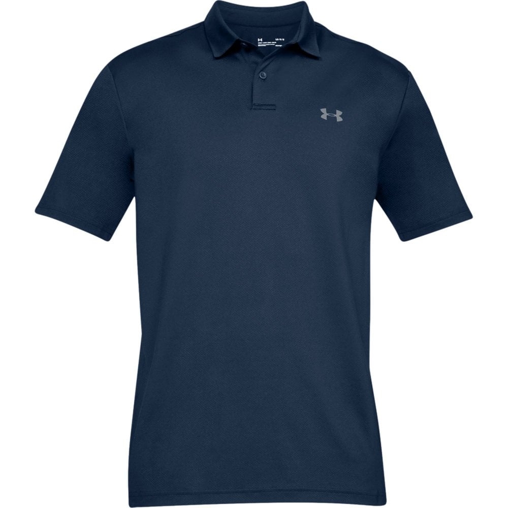 Under Armour Performance Polo Textured 2.0 SIZE: S, COLOUR: Academy/Pi