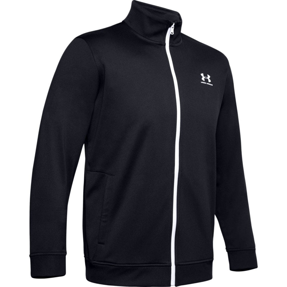 Under Armour Sport Style Tricot Jacket SIZE: S, COLOUR: Black/Onyx Whi
