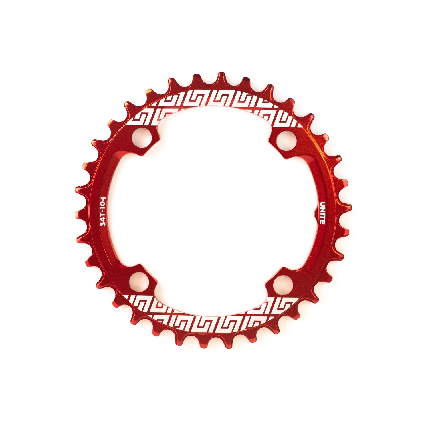 Unite Chain Ring – 104 BCD Red 34T