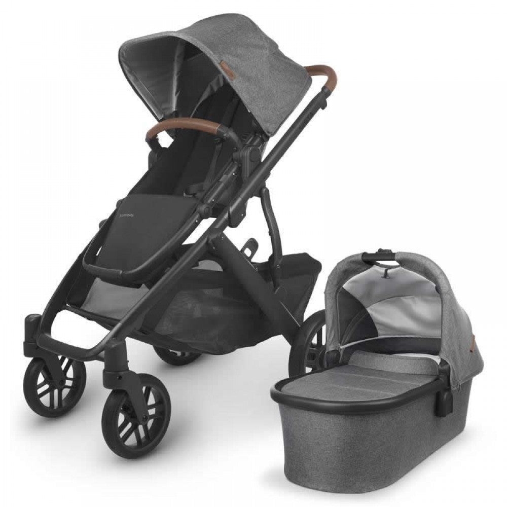 Uppababy VISTA V2 Pushchair & Pram- Greyson Charcoal Melange (Open Box) – For Your Baby