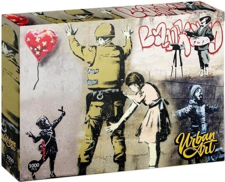 Jigsaw Puzzle Urban Art: Banksy – Graffiti Painter – 1000 Pieces – University Games – The Yorkshire Jigsaw Store