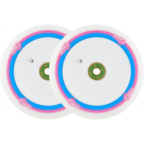 Chubby Donut Oreo Stunt Scooter Roues 110 mm Bleu paire