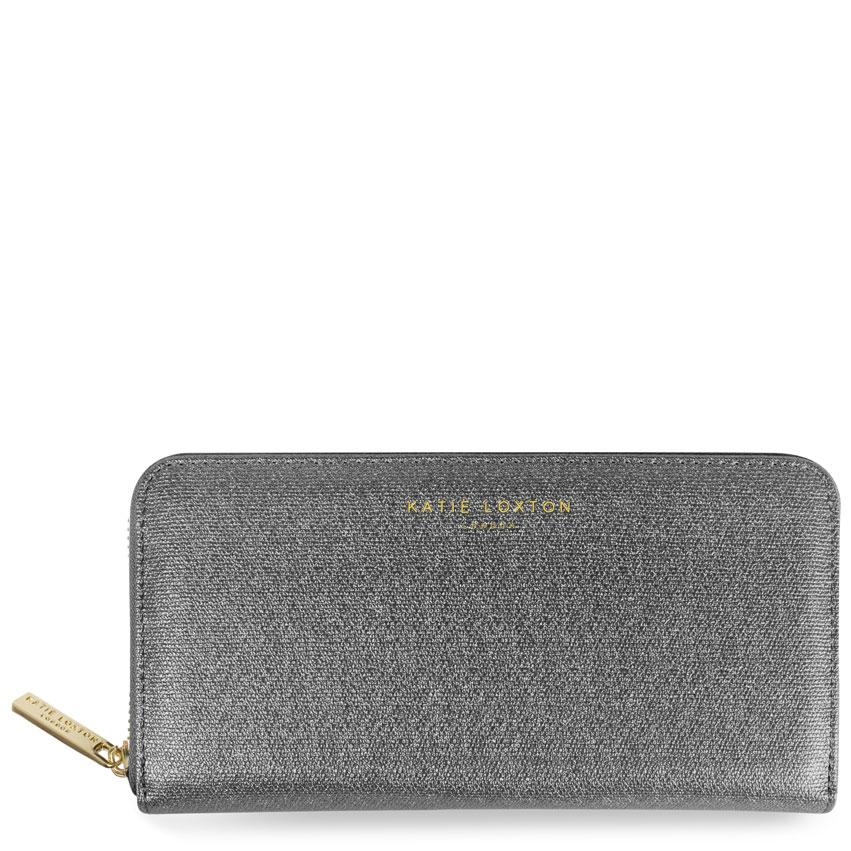 Katie Loxton Alexa Purse In Charcoal Shimmer