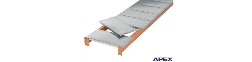 Used Apex Galvanised Shelf Levels