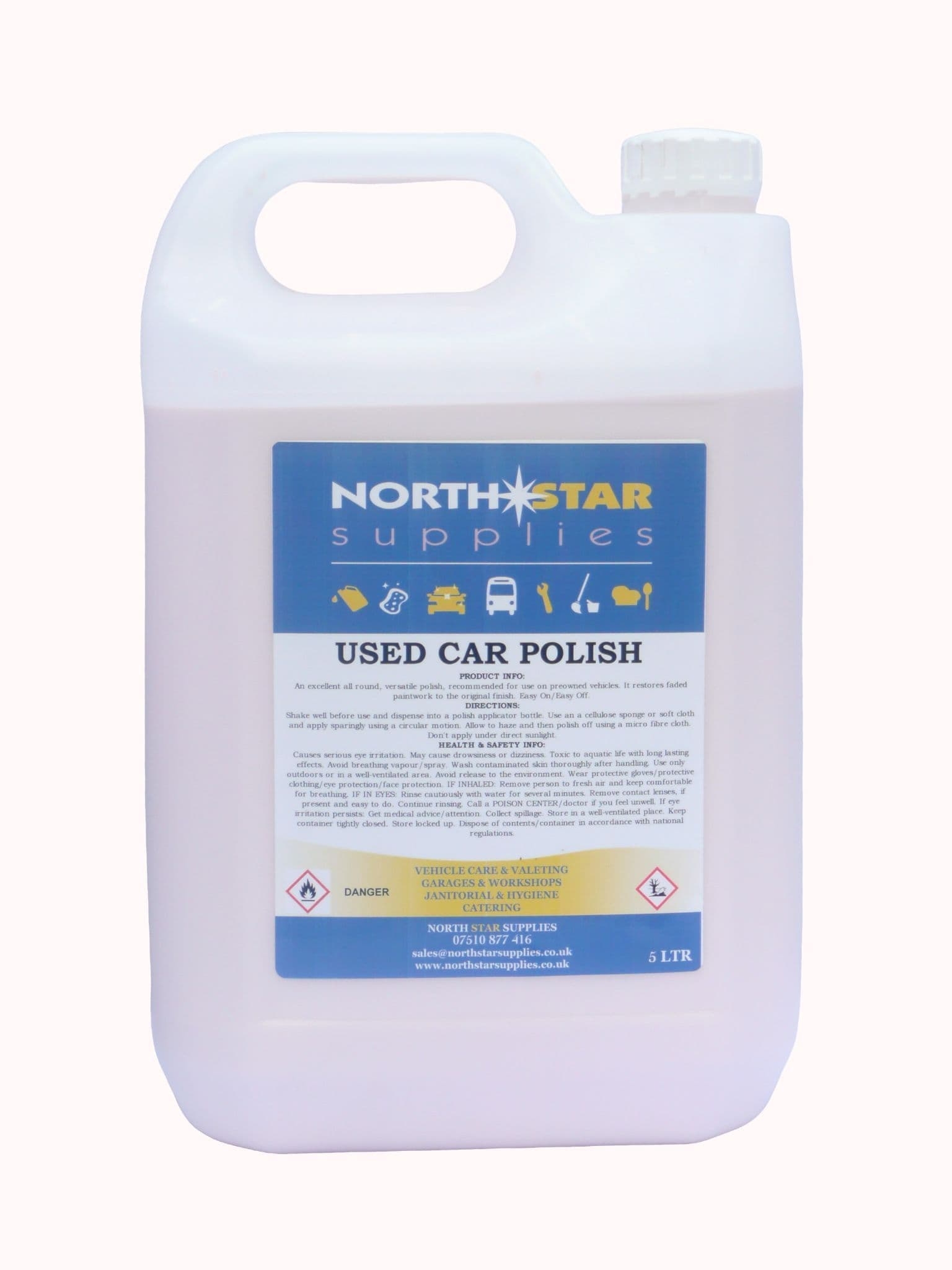 Used Car Polish – North Star Supplies – 5 Ltr – North Star Supplies