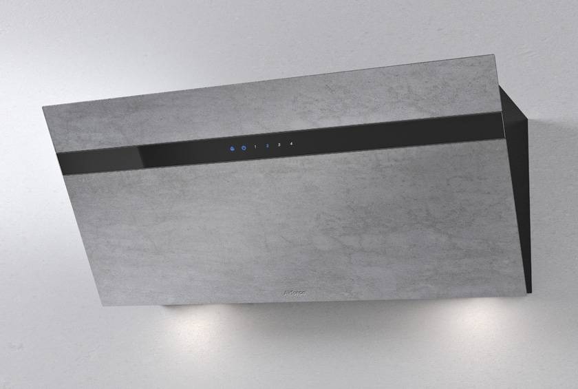 Airforce Gres V13 90cm Flat Wall Mounted Cooker Hood – Grey Stone