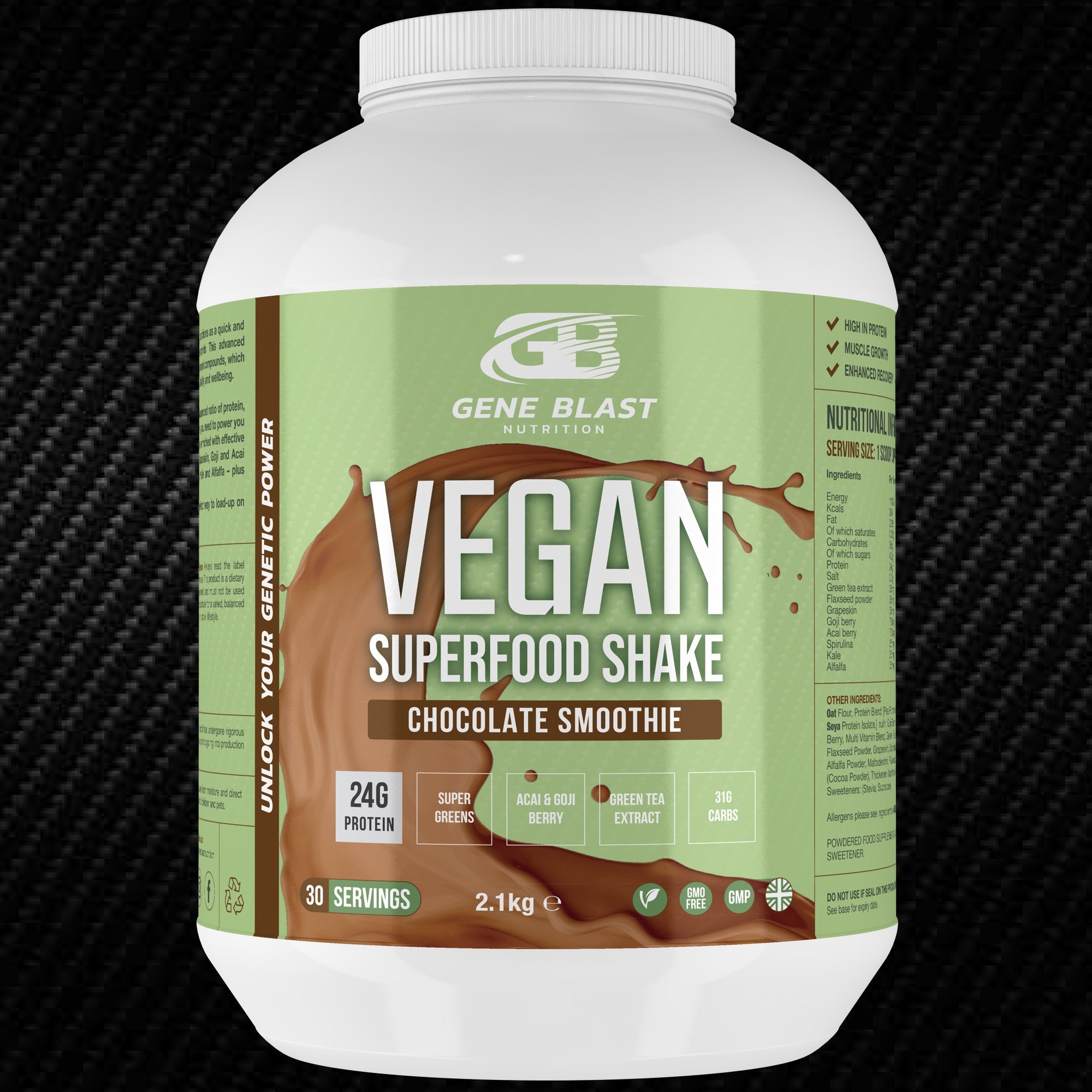 Vegan Superfood Shake 2.1 kg 30 Servings