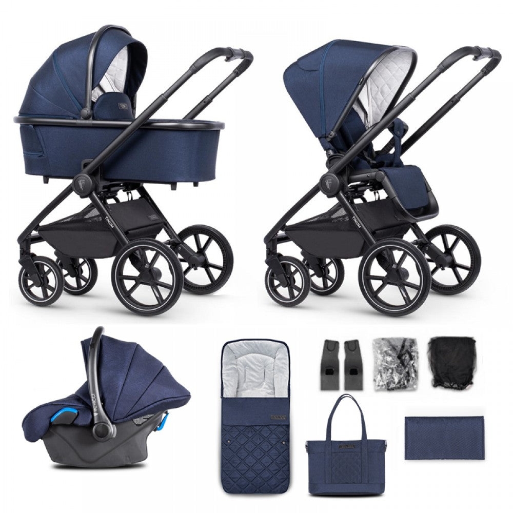 Venicci Tinum 2.0- 3 in 1 Travel System Bundle – Sapphire – For Your Baby