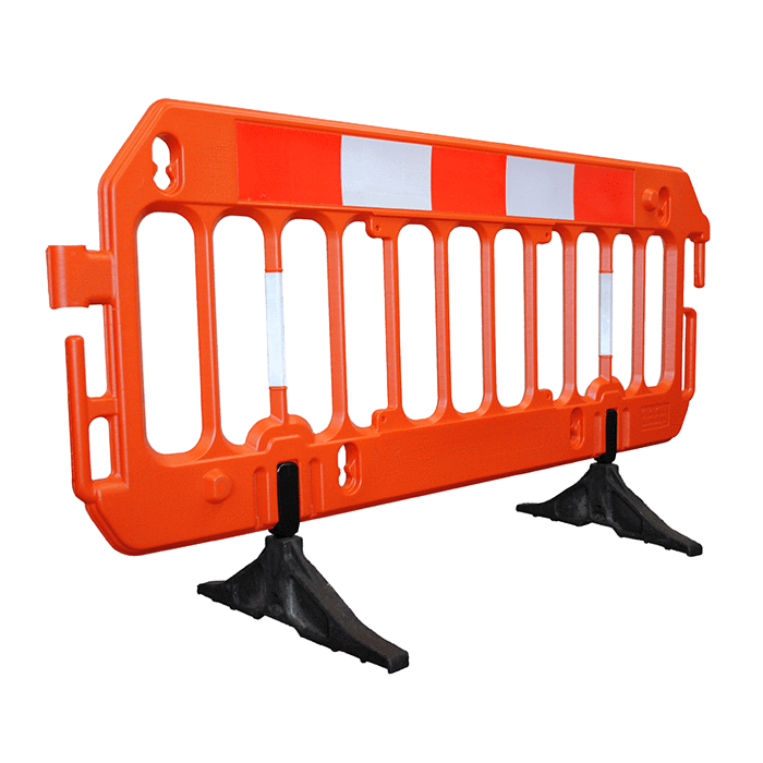2M Vision Barrier Standard Red / White Colour Street Solutions UK