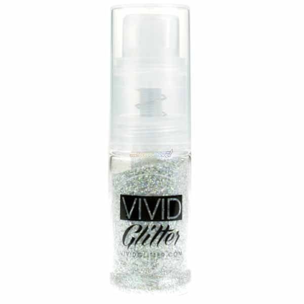 Vivid Glitter Fine Mist Pump Silver Holo – Dublin Body Paint