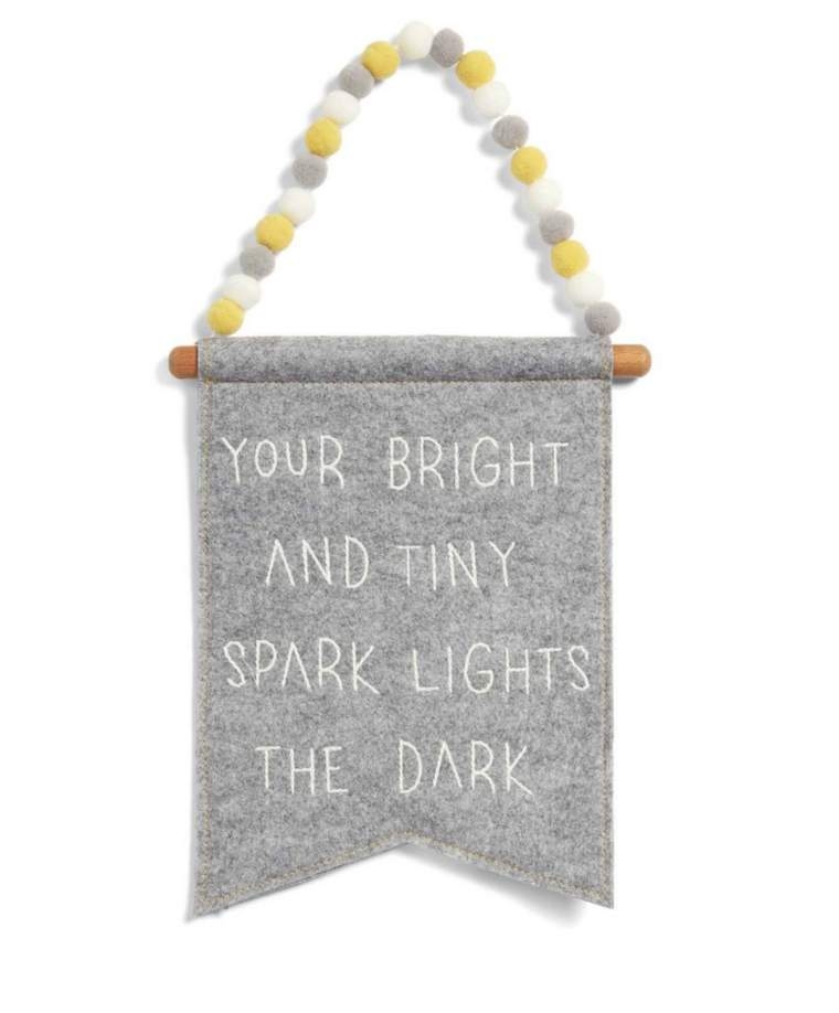 Mamas And Papas – Mamas & Papas Wall Art – 3D Cloud Flag – Fabric