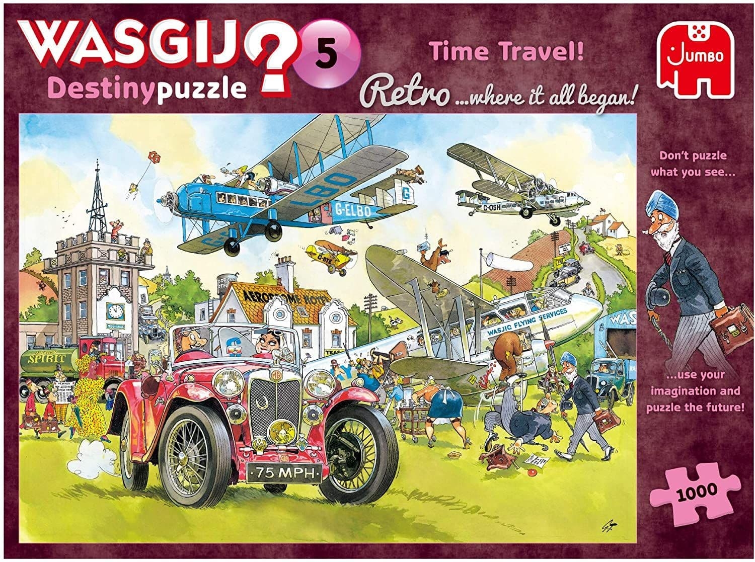 Jigsaw Puzzle Wasgij Retro Destiny 5 Time Travel – 1000 Pieces – Jumbo – The Yorkshire Jigsaw Store