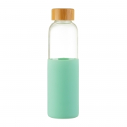 Mint Green Silicone Sleeve Water Bottle