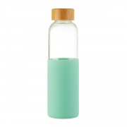 Mint Green Silicone Sleeve Water Bottle