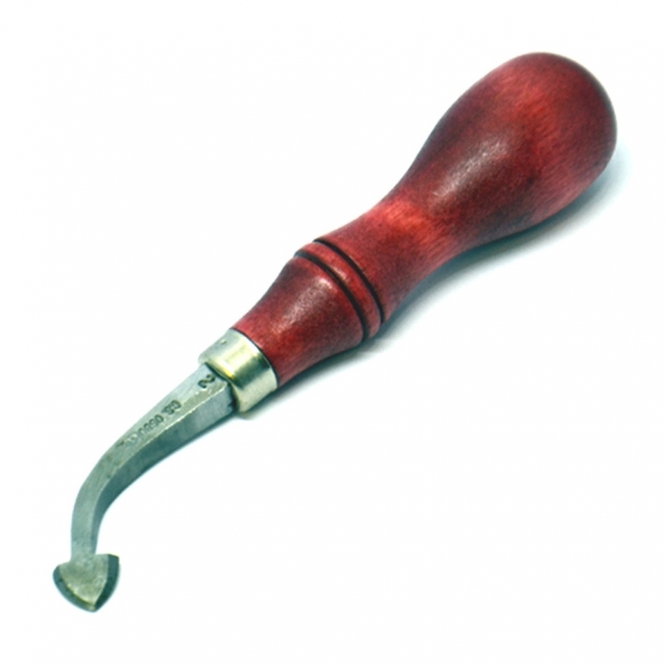 C.S. Osborne –  No. 12 Free Hand Leather Creaser – 2 – Red Colour – Textile Tools & Accessories