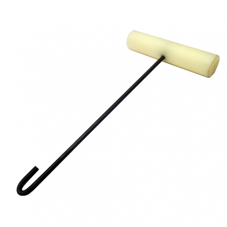 C.S. Osborne –  No. 269  ‘T’ Handle Spring Puller Hook – White Colour – Textile Tools & Accessories