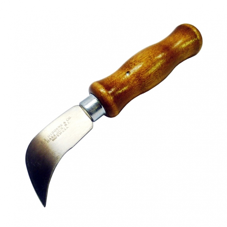 C.S. Osborne –  No. 425 Hawkbill Lino Knife – Brown Colour – Textile Tools & Accessories