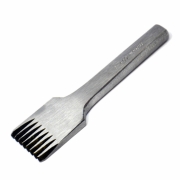C.S. Osborne –  No. 609 Pricking Chisel / Prickling Iron – 609-8 (7 cuts per inch) – Silver Colour – Textile Tools & Accessories